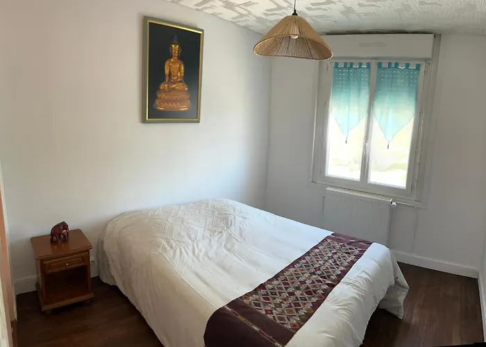 5min Futuroscope 80m2 - 3 - Parking Prive - Wifi - Jardin