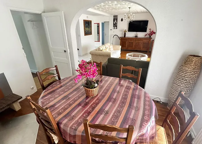 5min Futuroscope 80m2 - 3 - Parking Prive - Wifi - Jardin Apartmán